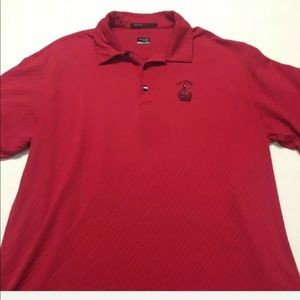 Tiger Woods Nike 2009 US Open Polo Red Large